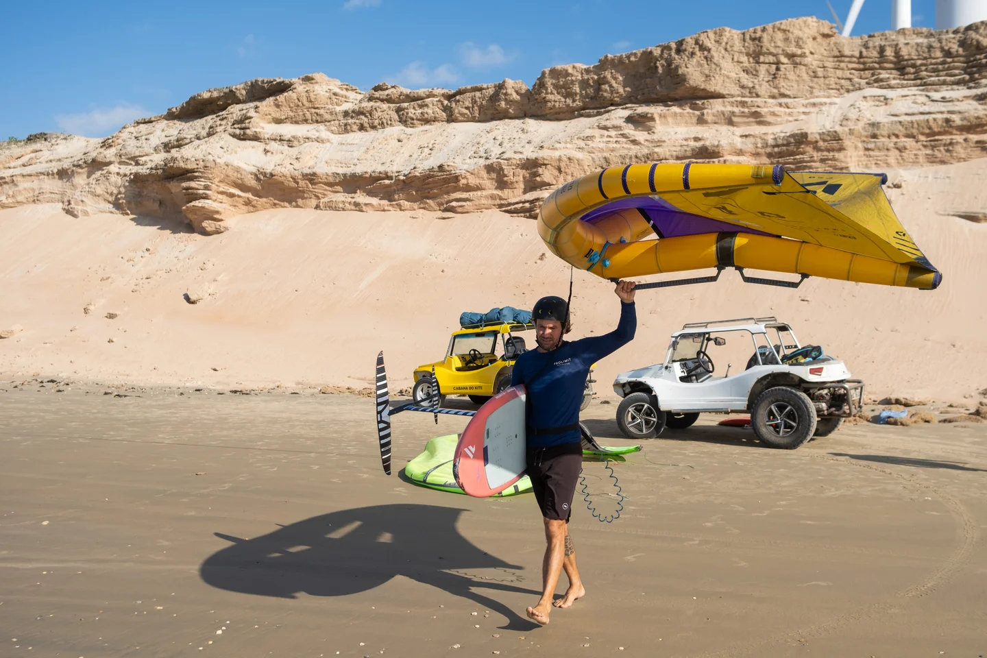 Kitesurf em Icaraizinho de Amontada — litoral oeste do Ceará